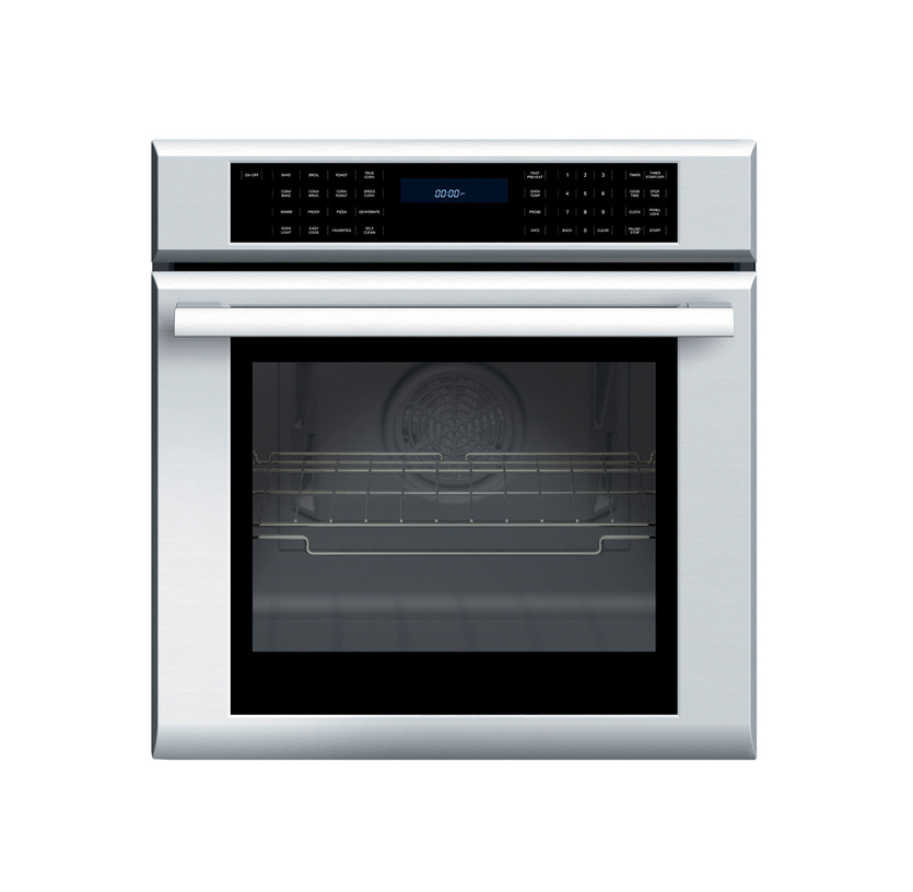 Modern metallic oven